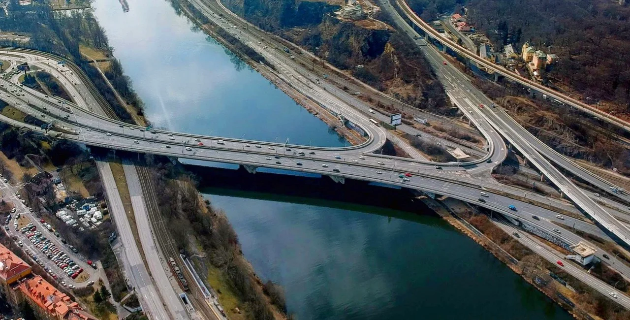 Barrandov Bridge illustrative photo via