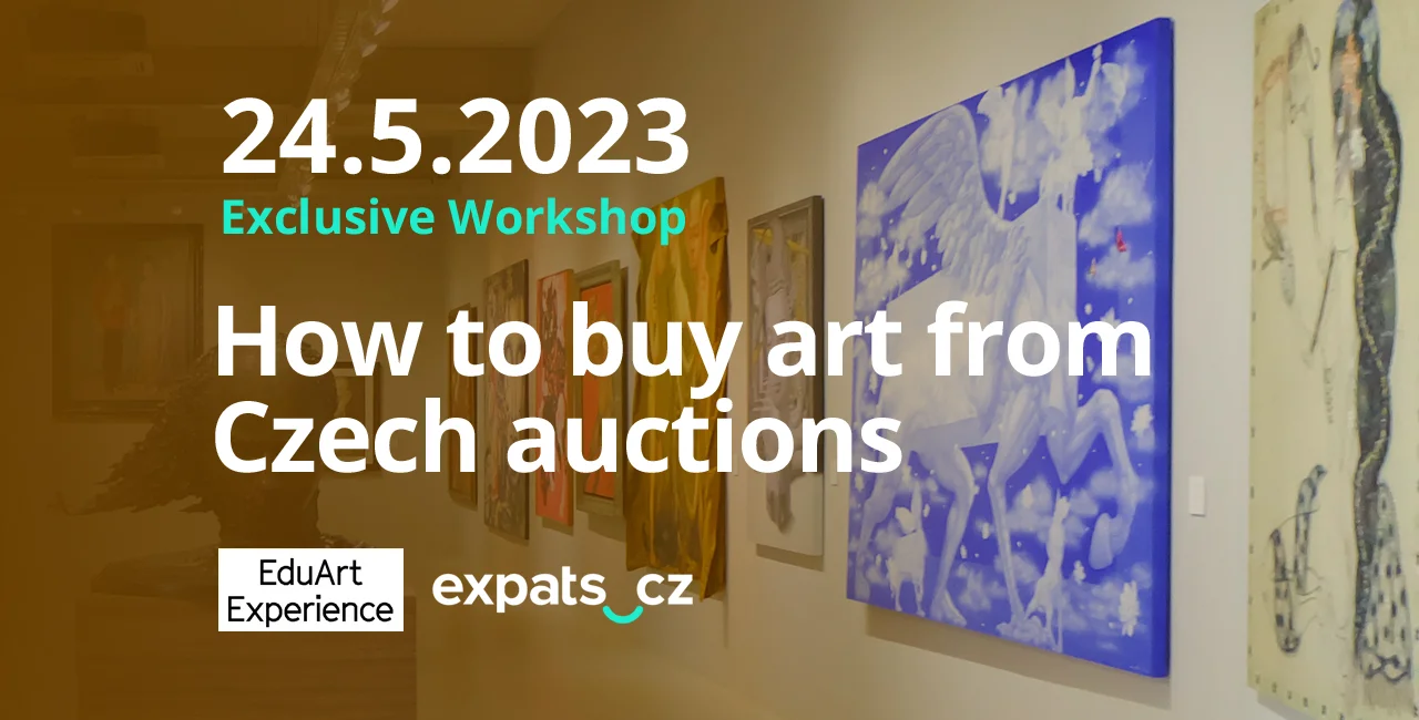 Workshop on 24.5 - How to buy art from Czech auctions by Expats.cz & EduArt Experience