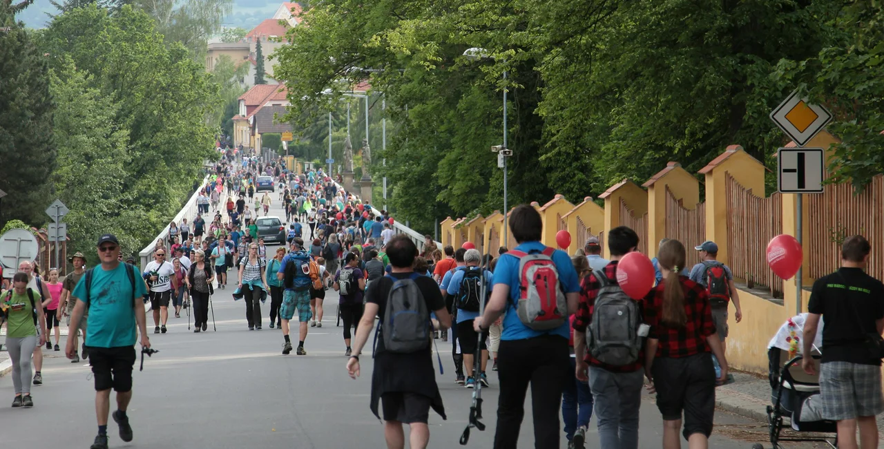 Annual long-distance hike from Prague to Prčice kicks off today