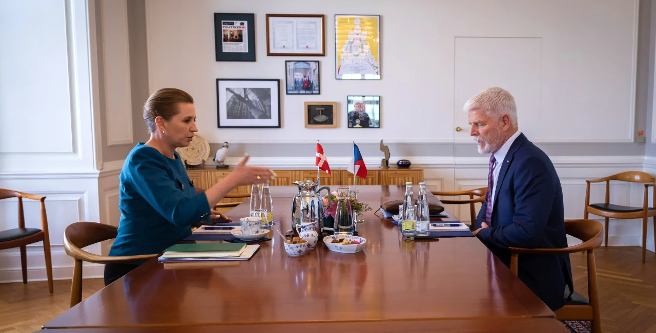 President Petr Pavel meeting Danish PM Mette Fredriksen in Copenhagen (Photo: Facebook.com/prezident_pavel)