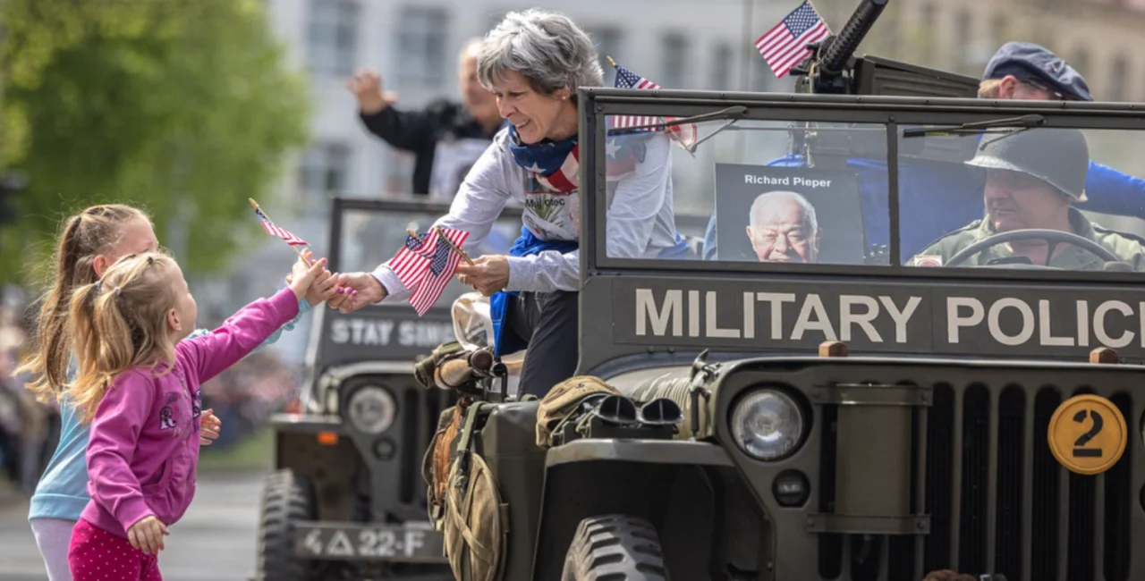 The Convoy of Freedom in Pilsen on May 7, 2023. Photo via Facebook/the Convoy of Freedom