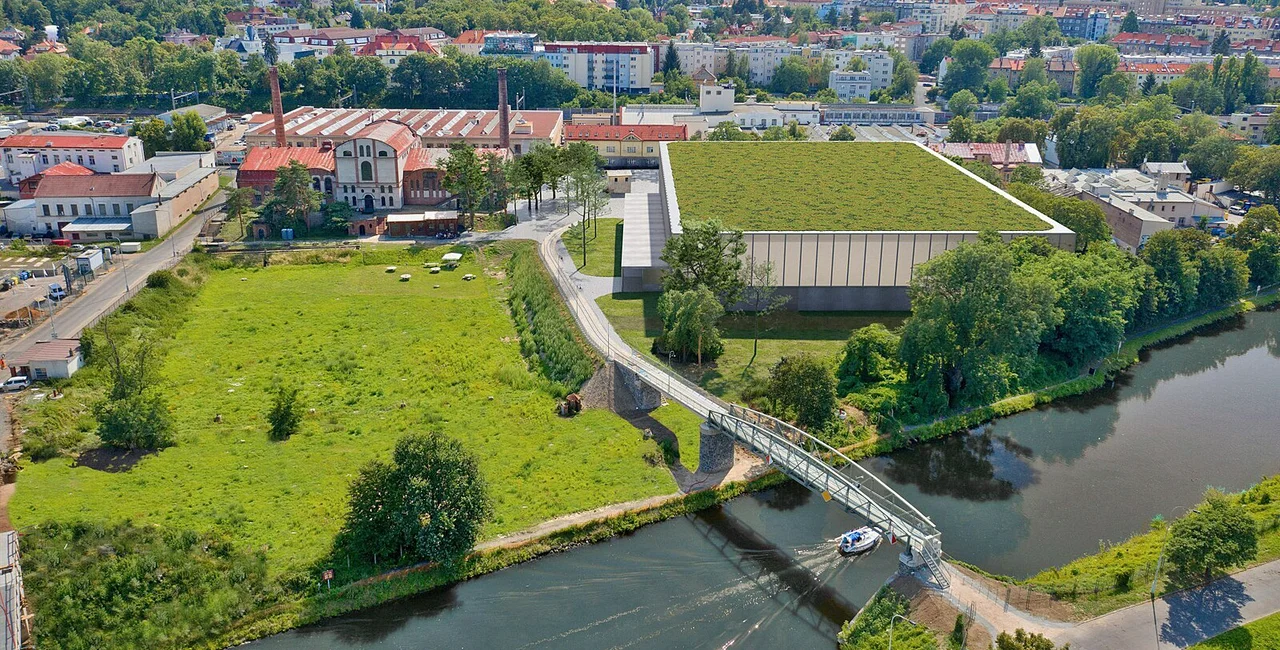 The site of the planned Energocenter at the Central Wastewater Treatment Plant in Prague's Bubenč (Photo: IPR Praha)