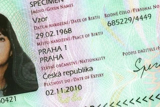 Illustrative image: Czech identity card (www.verovice.cz/)