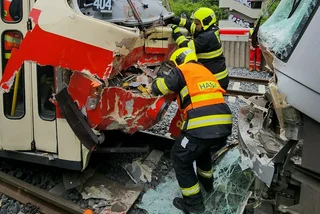 Two injured in tram collision in Prague's southern district