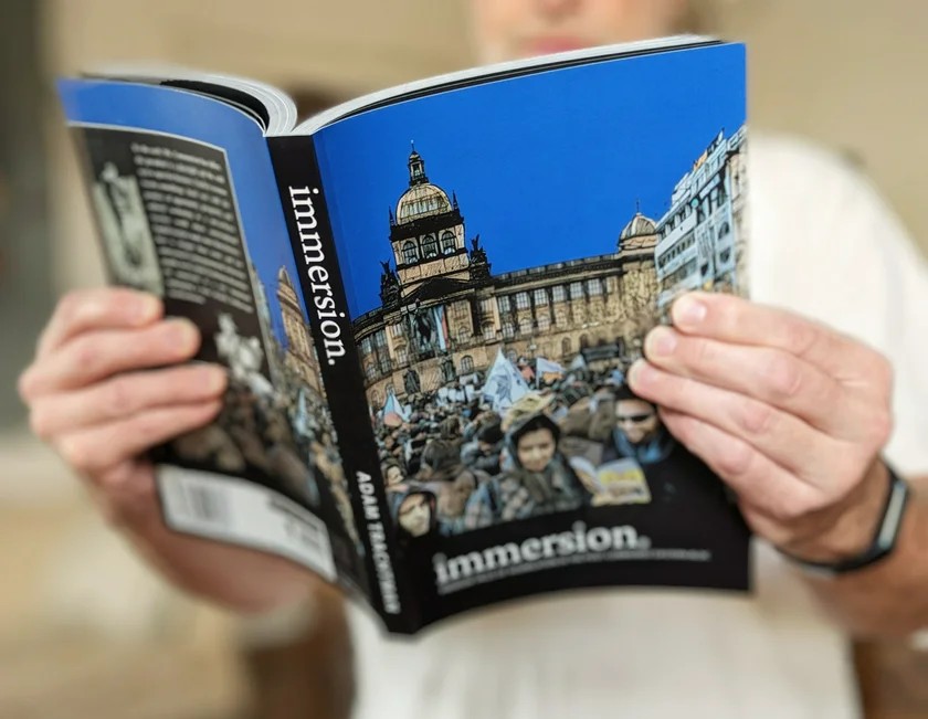 Cover of Immersion. Photo: Adam Trachtman