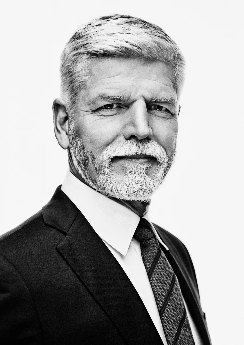 Official portrait in black and white. Photo: Hrad.cz