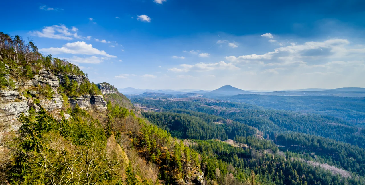 Bohemian Switzerland, pictured, is also at risk of catching fire this week (iStock - IGphotography)