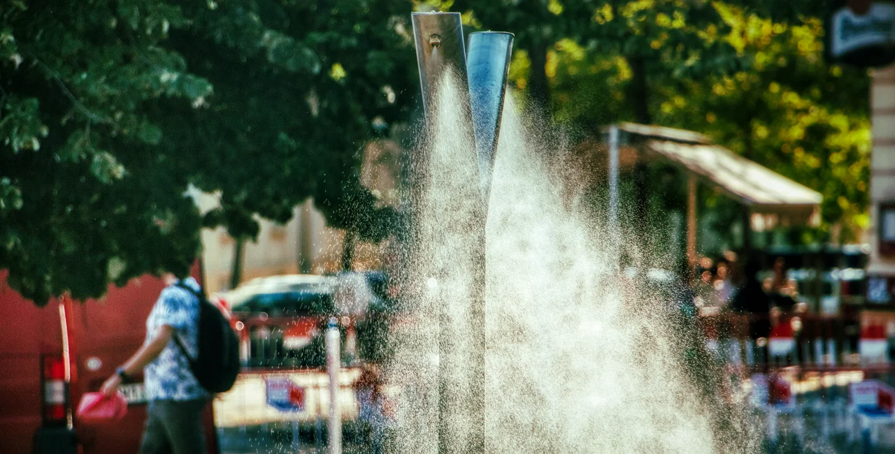 Keep cool in Prague with mist, fountains, and air-conditioned trams
