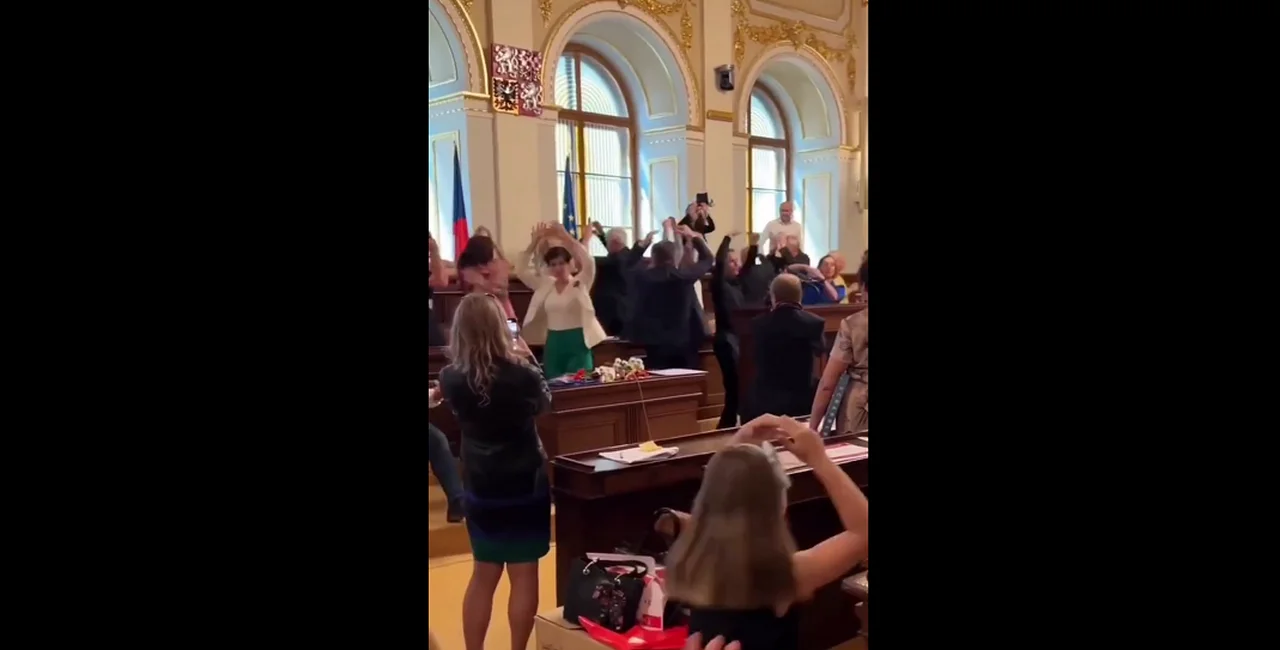 VIDEO OF THE WEEK: Czech parliament breaks into dance for Children's Day