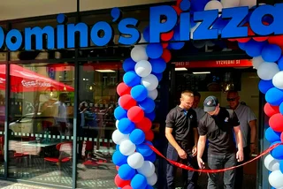 A slice of excitement: Domino's opens first-ever Prague branch