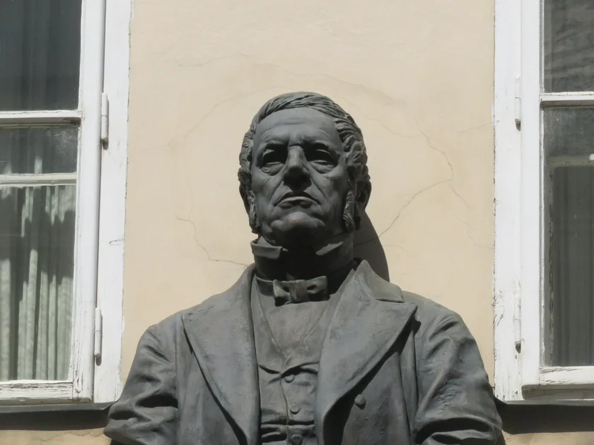 Bust of František Palacký. Photo: Raymond Johnston