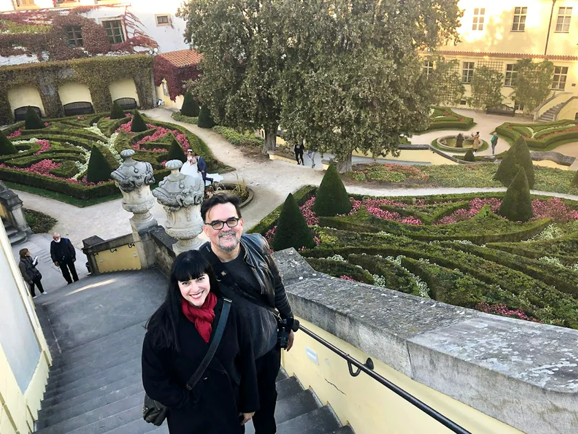 Melissa and Dave in Prague