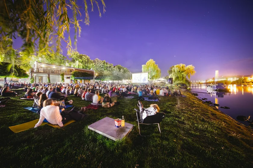 Summer cinema at Zlute lazne (Photo via Facebook)