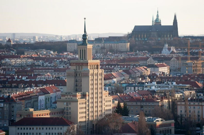 The Grand International Hotel has a view of Prague Castle. Photo: Czech Inn Hotels