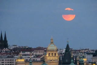 Catch 2023’s first supermoon in the sky over Prague tonight
