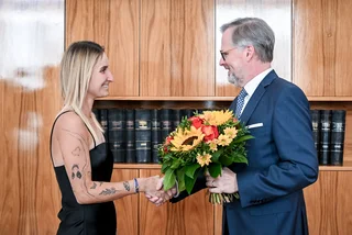 Czech PM meets Grand Slam winner Markéta Vondroušová