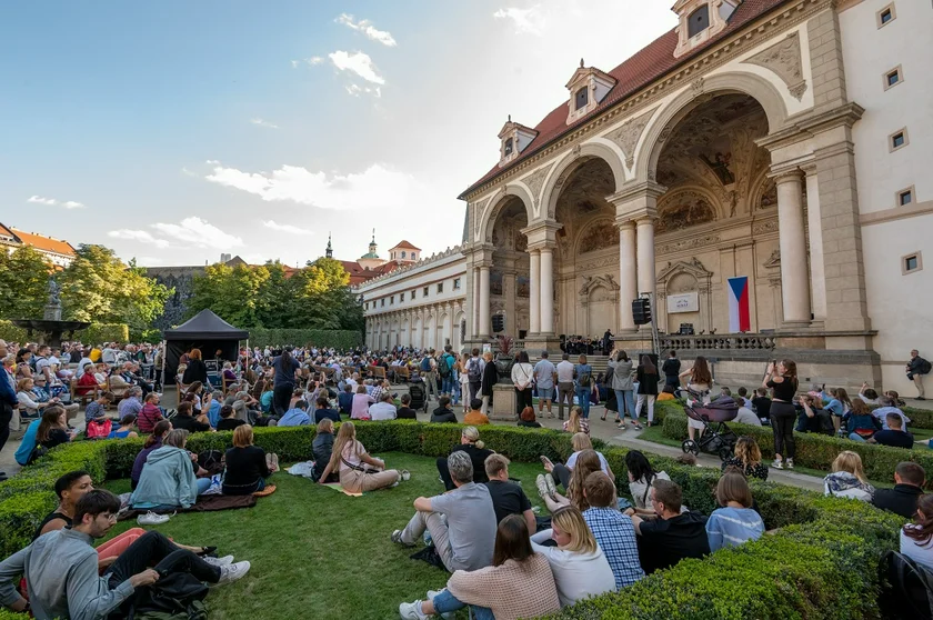 Concert in Wallenstein Garden. Photo: FOK