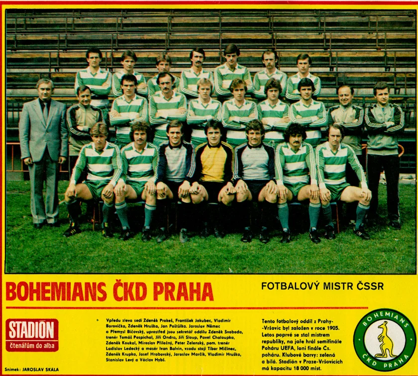 The title-winnning Bohemians team in 1983 (Image: