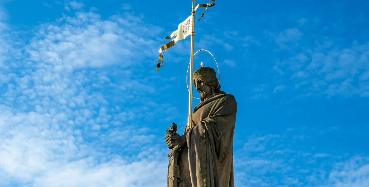 Statue of St. Wenceslas at