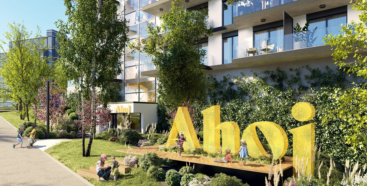 Say ‘Ahoj!’ to a family-oriented housing development in an up-and-coming Prague district