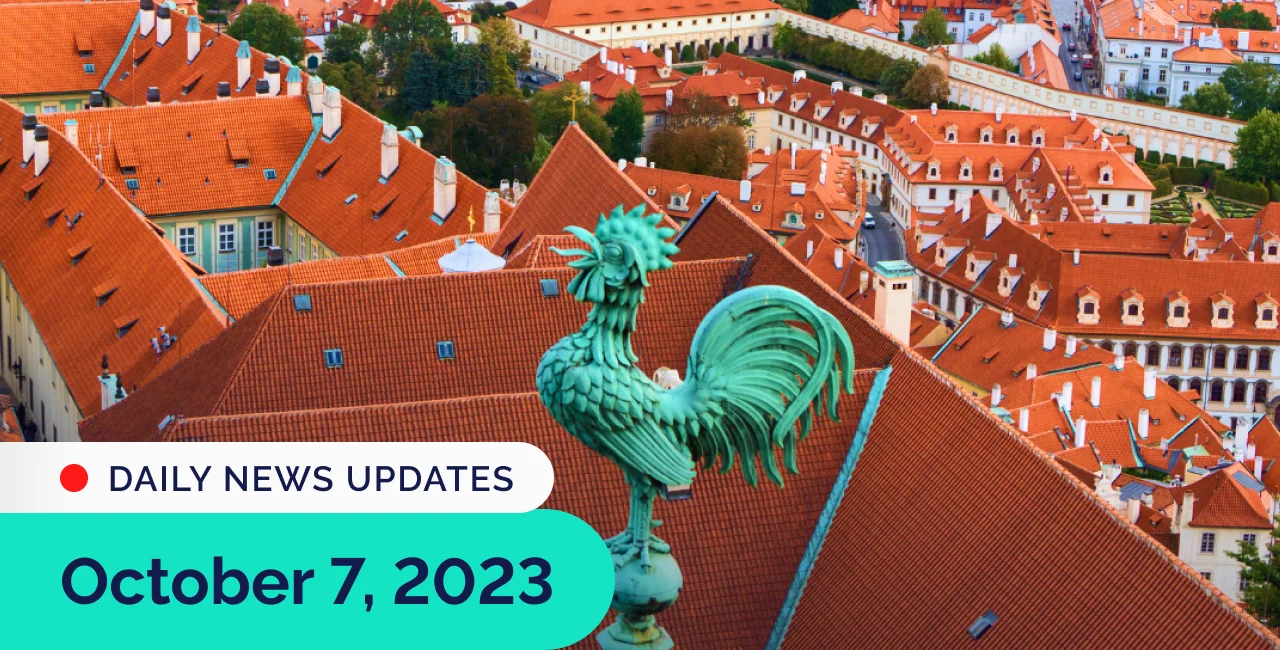 Prague rooftops. Photo: Ekaterina Antonova from Getty Images