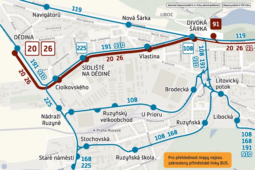 New tram stops in Prague. Photo: IPR Praha