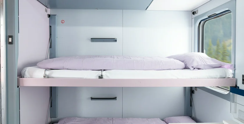 A bunk bed in the train. Photo: European Sleeper