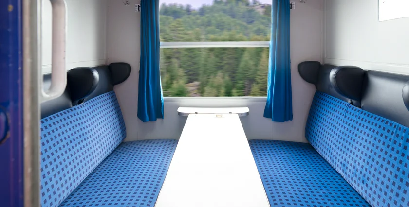 Seating in the train. Photo: European Sleeper