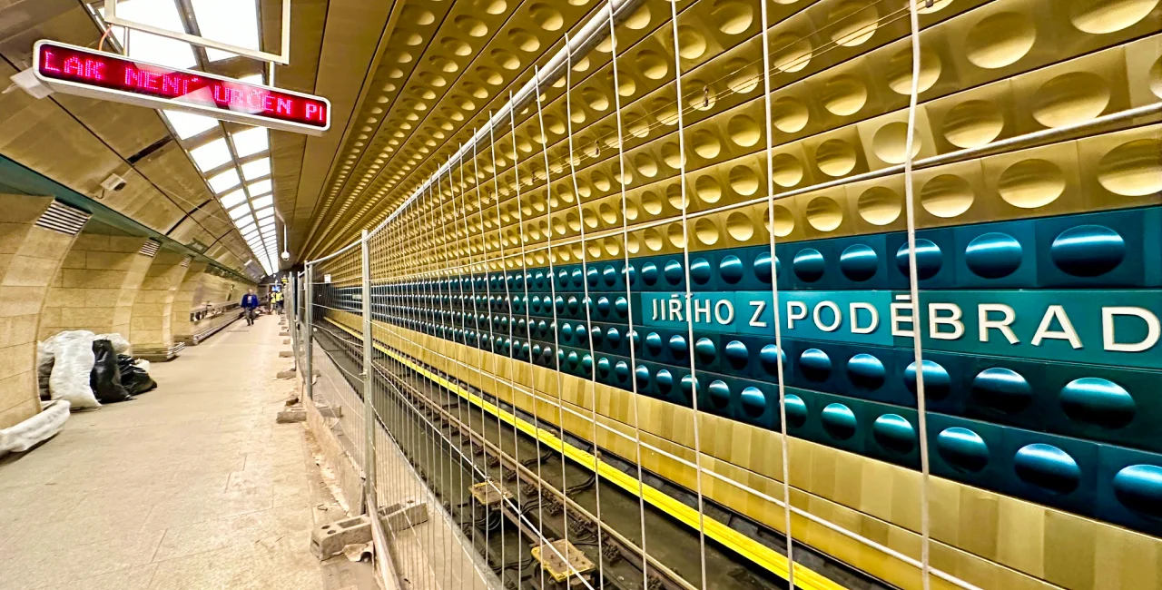 First look: Jiřího z Poděbrad metro station to reopen after nine-month closure