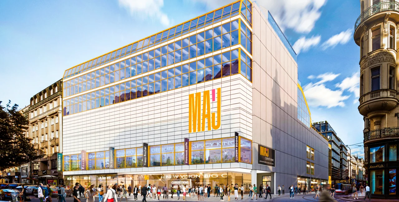 Prague's landmark Máj department store targets 2024 reopening