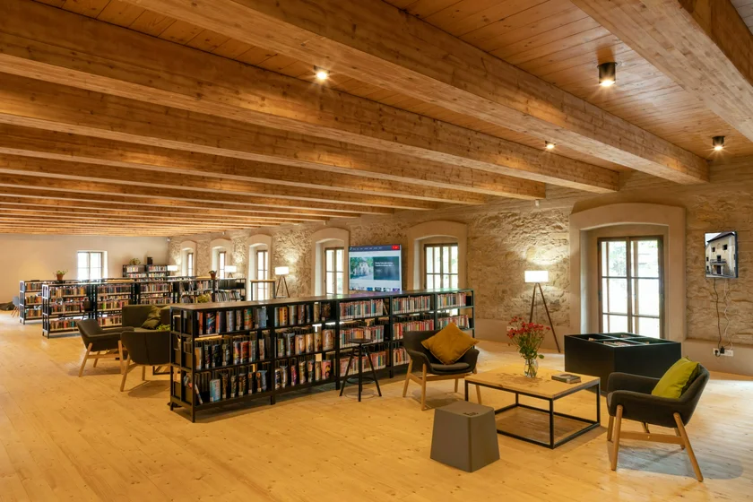 New libary space in Liben / Photo via Facebook