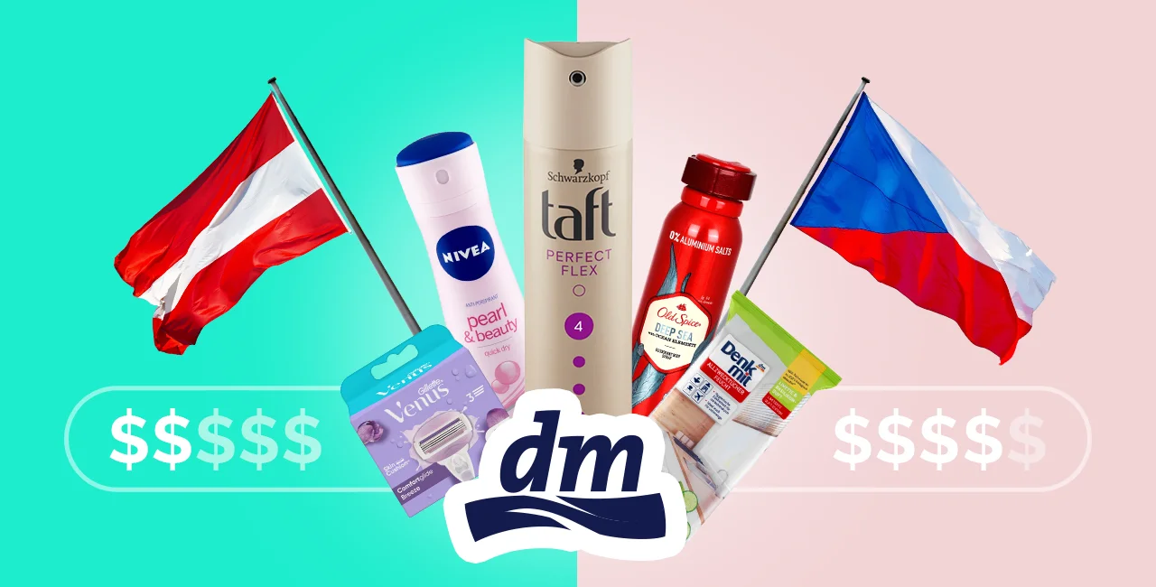 Drugstore essentials prove significantly cheaper in Austria than Czechia