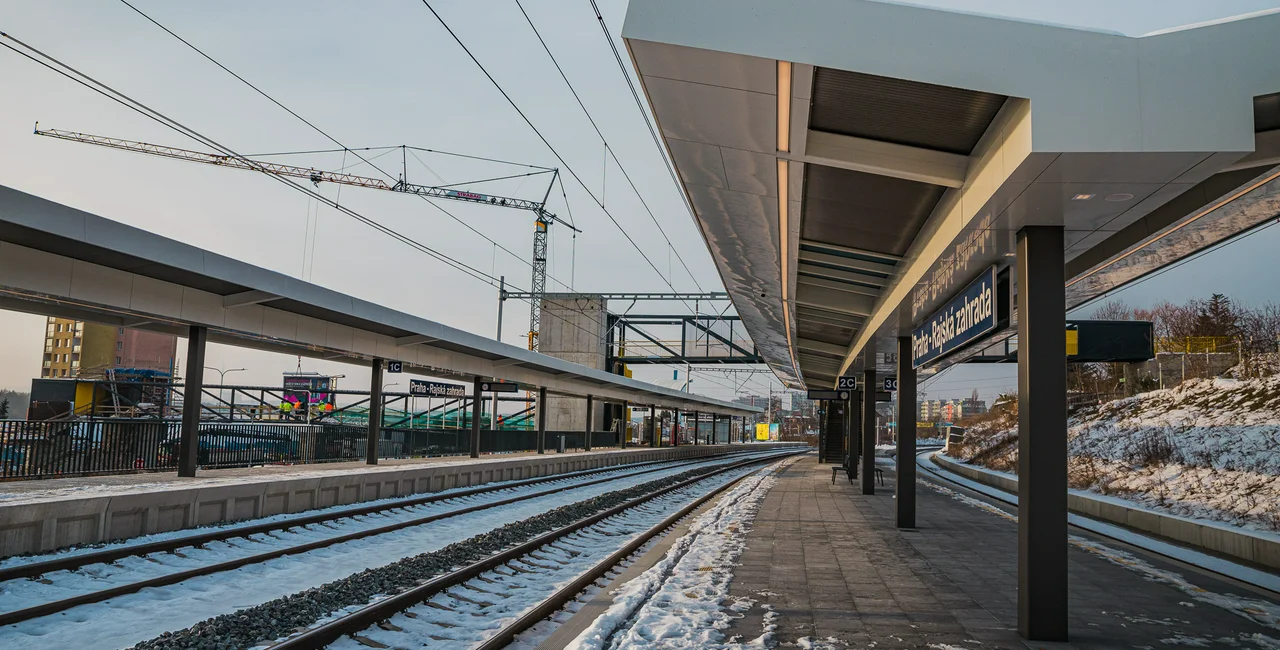 Prague opens new train station at Rajská zahrada with fast city-center access