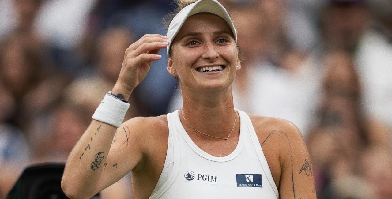 Vondroušová after her Wimbledon victory. Photo: Instagram / Markéta Vondroušová