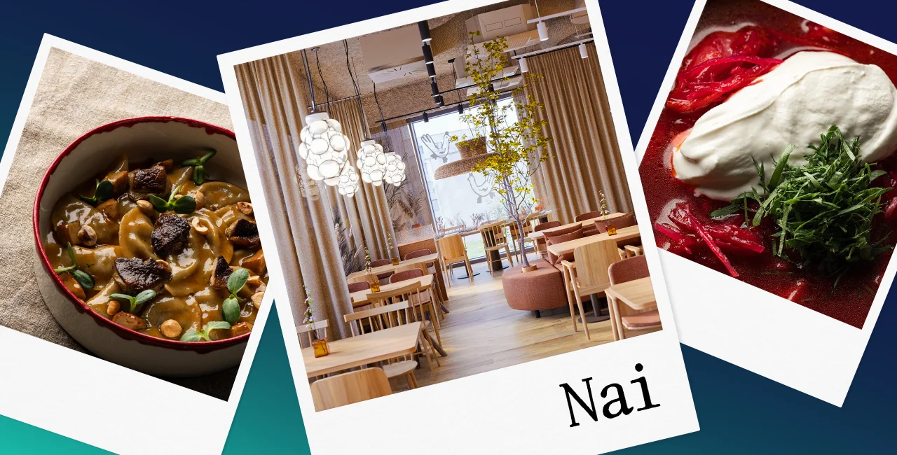 Collage of Nai interior and cuisine. Photos: Nai
