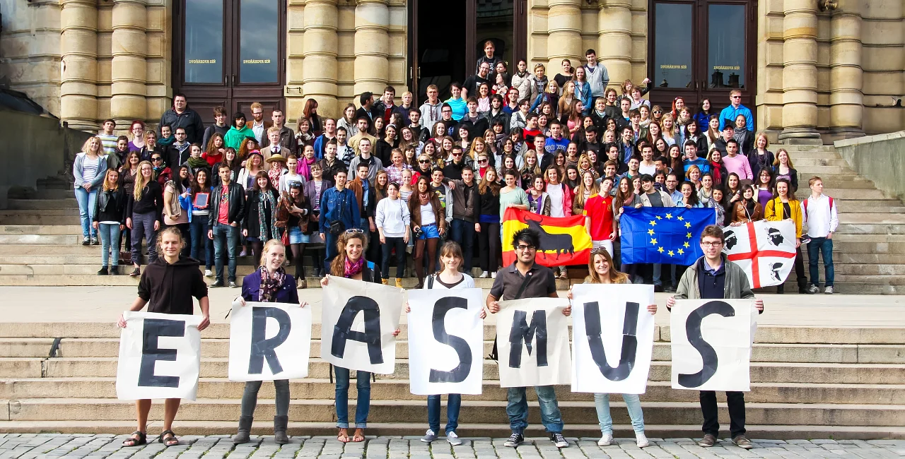 Erasmus students at Charles University. Photo: Forum Magzine/Univerzity Karlovy