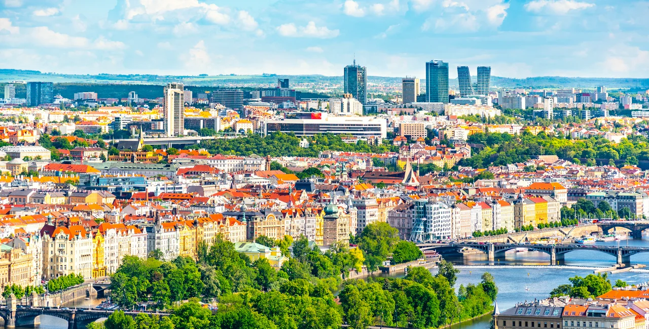 Prague skyline in spring. Photo: iStock / PytyCzech