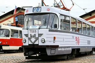 Prague celebrates 50 years of metro service with retro tram design