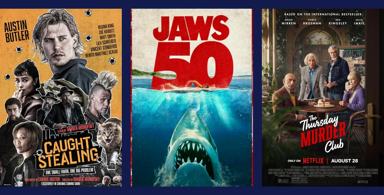 Caught Stealing / Jaws / The Thursday Murder Club