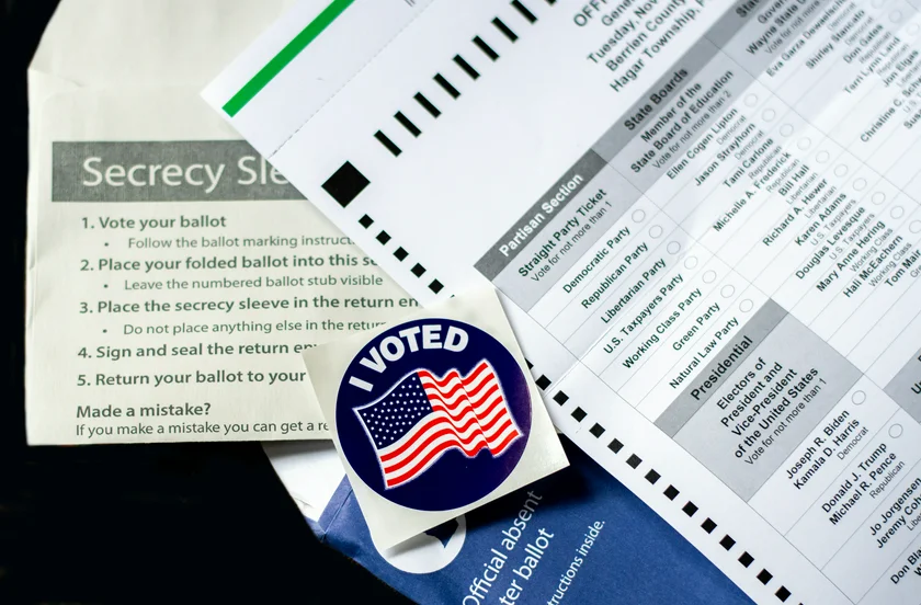 Absentee ballot. Photo: Shutterstocky by Susan B Sheldon