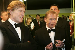 PHOTO GALLERY: Robert Redford bonded with Havel, had a taste for Czech beer