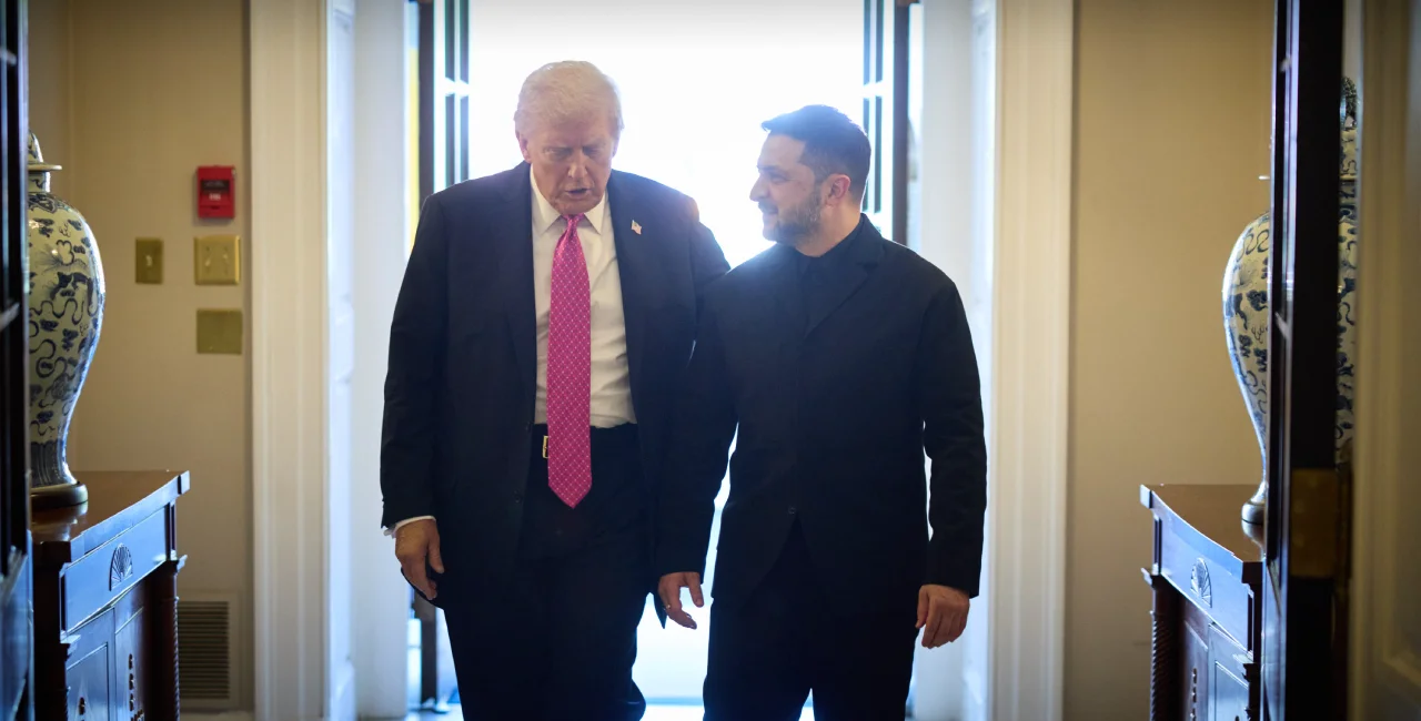 Donald Trump and Volodymyr Zelenskyy at the White House on Oct. 17. Photo: X / Volodymyr Zelenskyy