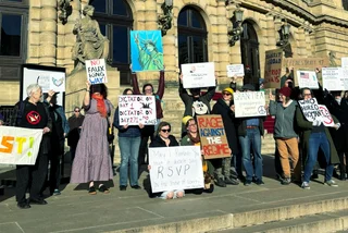 'No Tyrants' protest in Prague draws crowd opposing Trump's policies
