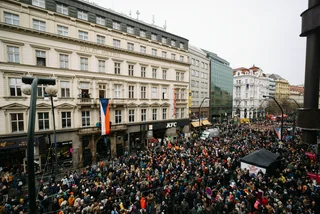 PHOTO GALLERY: Prague celebrates Velvet Revolution, remembering stark lessons of the past