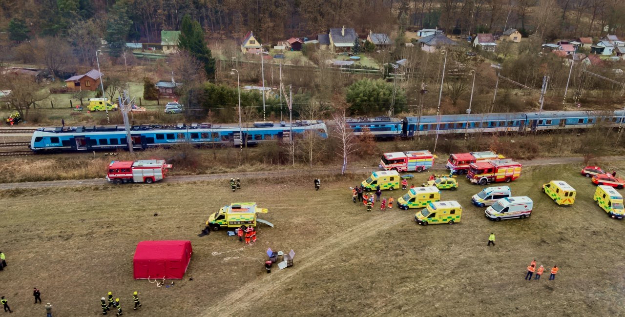 Over 50 injured after express and passenger trains collide in Czechia