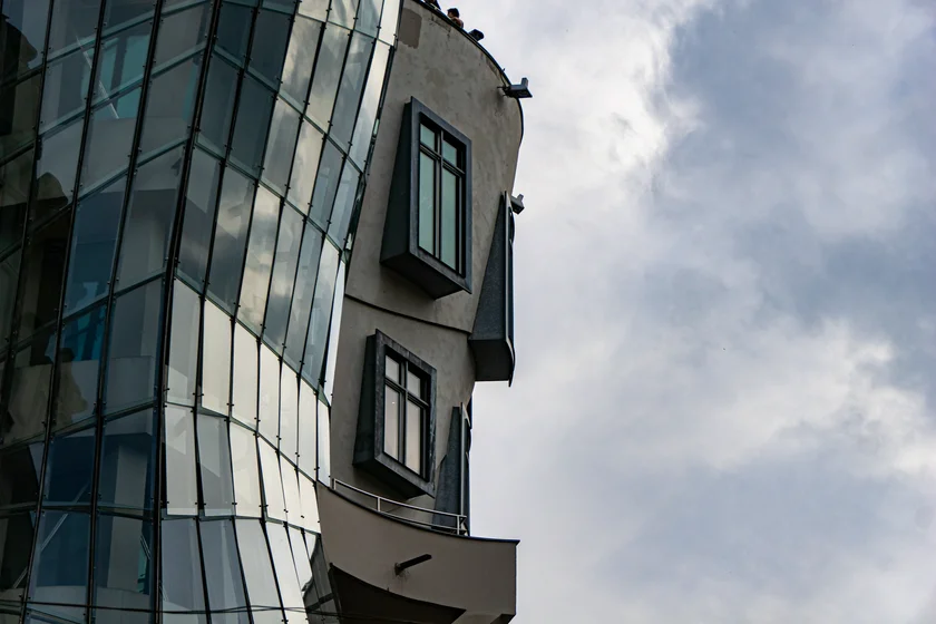 Detail of Prague's Dancing House. Photo: Shutterstock / Kirill Ikonnikov