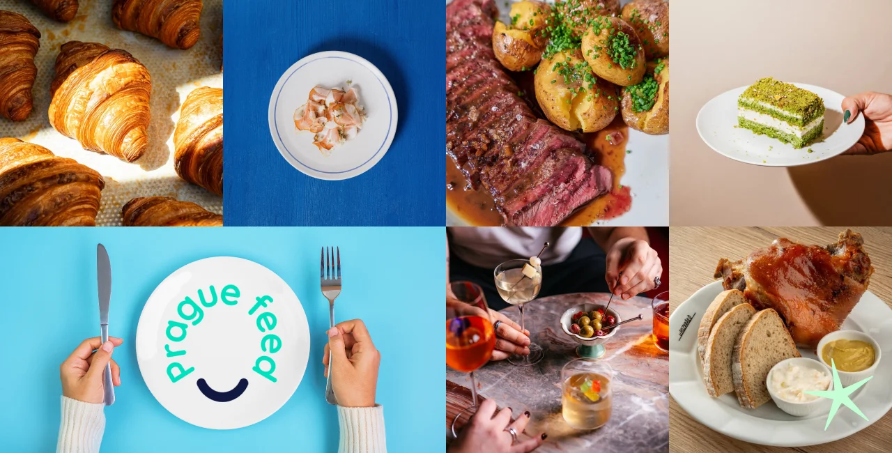 Collage Credits: Tisse, Antonínovo pekařství, Skó, Naše maso, Jídelna U Rozvařilů, Minus One