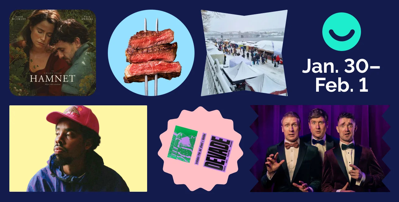 Farmářské trhy Náplavka, Moravskéhé uzené, GoOut, Fource, HAMNET, Camp