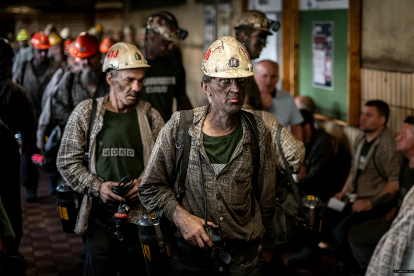 Lukáš Kaboň / Deník / Práce horníku na dole ČSM - Sever (OKD)