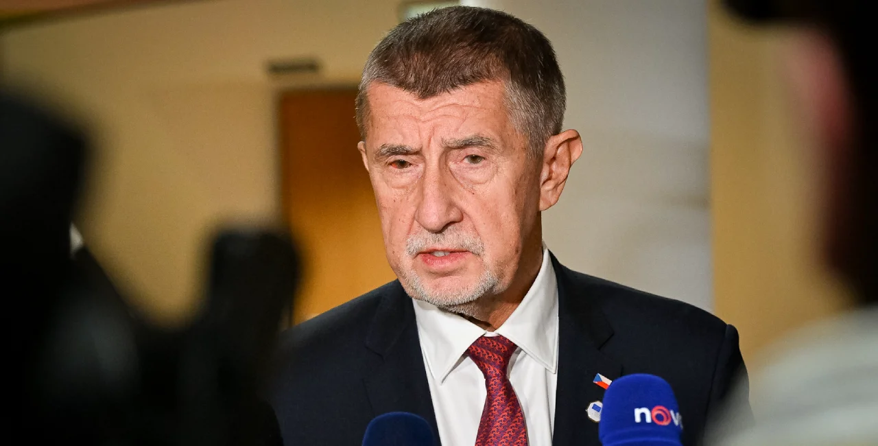 Czech PM Andrej Babiš in Brussels on Jan . 22, 2026. Photo: Vlada.cz